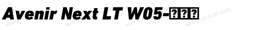 Avenir Next LT W05字体转换 Avenir Next LT W05字体转换